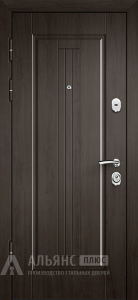 Тамбурная дверь лабиринт с антивандальной защитой и цветом внешней панели Антик №12 внутренняя - фото