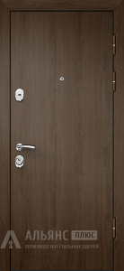 Дверь металлическая утепленная в стиле лофт №98 внешняя - фото