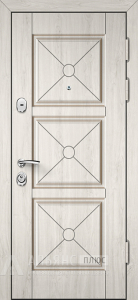 Толстая квартирная дверь для сталинки №55 внешняя - фото