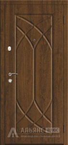 Загородная дверь с терморазрывом одностворчатая надежной конструкции №56 внешняя - фото