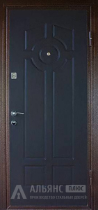 Дверь в стиле модерн черная №14 внешняя - фото