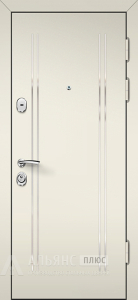 Входная дверь с заполнением из минеральной ваты №1 внешняя - фото