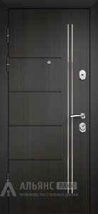 Дверь с внутренним окрасом венге №66 внутренняя - фото