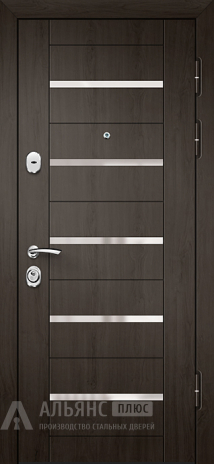 Фото «Дверь цвета Венге с теплоизоляцией из пенополистирола №17»